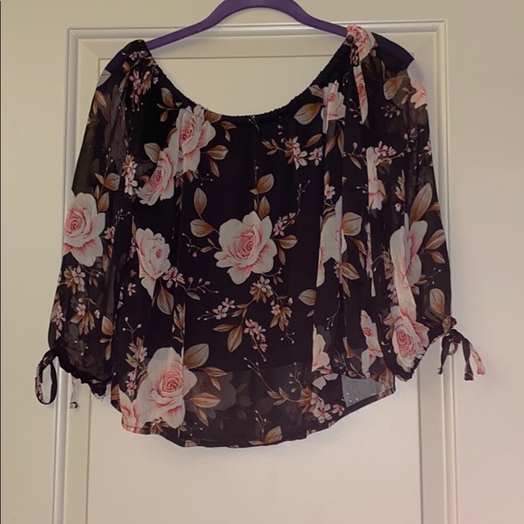 American Eagle Floral Long Sleeve Small - Picture 2 of 4